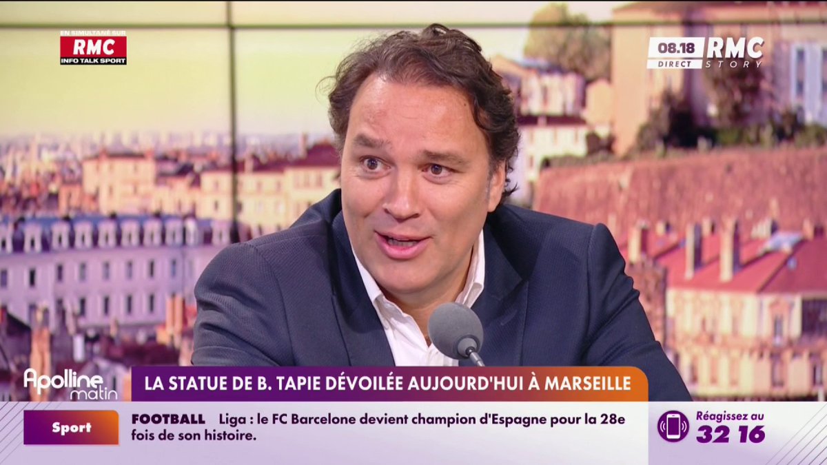 Laurent Tapie, fils de Bernard Tapie : « Je n’aime pas mentir. Un vrai supporter de l’OM ne peut pas être heureux si le PSG gagne la LDC : 𝗝𝗘 𝗦𝗘𝗥𝗔𝗜𝗦 𝗔̀ 𝗙𝗢𝗡𝗗 𝗗𝗘𝗥𝗥𝗜𝗘̀𝗥𝗘 𝗟’𝗜𝗡𝗧𝗘𝗥 𝗠𝗜𝗟𝗔𝗡 ! » 😁🖤💙 🎥 RMC