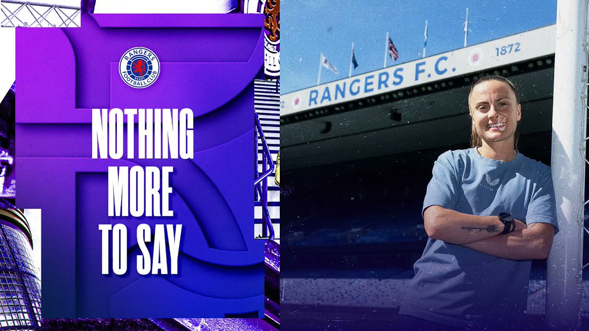 👀 There's nothing more to say... 💙 On Sunday - we go again. Be there at Ibrox as we take on Hibs in the SWPL title decider. 🎟️
