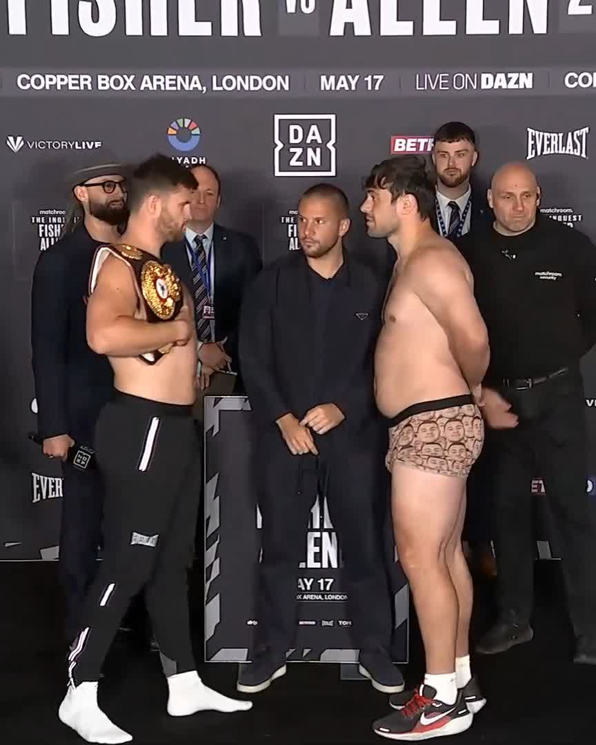THE FINAL FACE-OFF ๐ @Johnnyfisherbox vs Dave Allen ๐ก๏ธ WBA Intercontinental Heavyweight Title #FisherAllen2 | DAZN Boxing