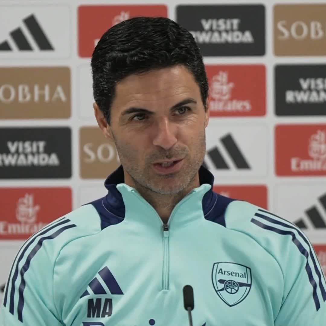 🗣️ "It's been a phenomenal effort." Mikel Arteta reflects on the resilience and determination shown by both his Arsenal players and fans throughout the season 👏