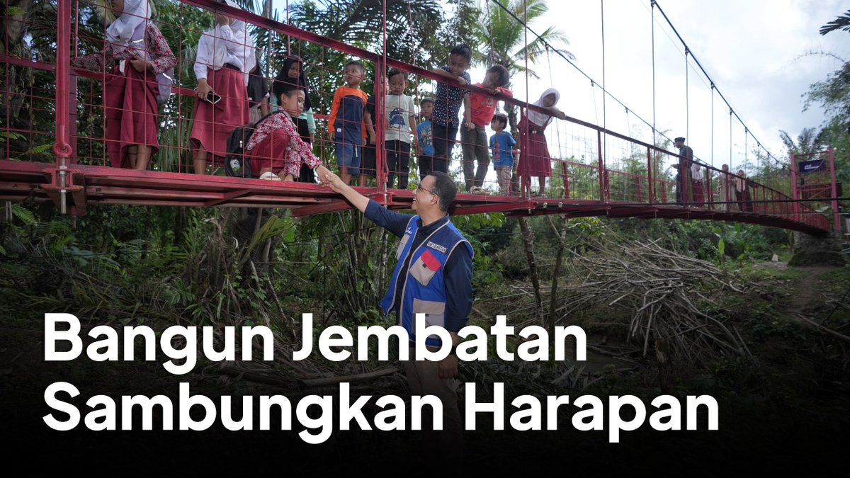 Satu jembatan sudah terbangun. Tugas itu baru dimulai. Mari lanjutkan, turun tangan, aksi bersama lagi. Bangun jembatan, sambungkan harapan. Temukan titik paling genting, ajak tim kecil, dan mulai bergerak. Tak perlu menunggu perubahan tiba, tapi kita lah yg jadi perubahan itu.