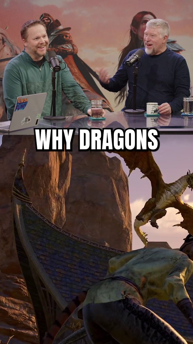 Have you heard Kinda Funny Episode 3️⃣ yet? Get caught up on all the juicy details, including how dragons came to be. 🐉 ▶️