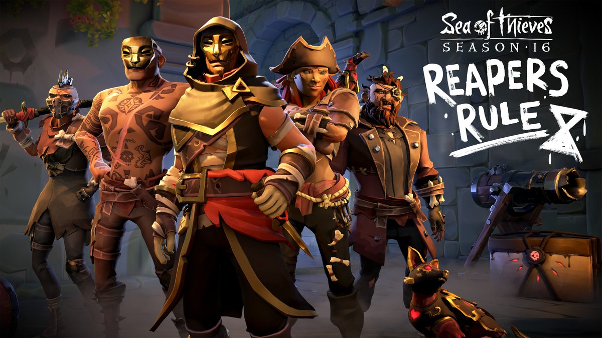 Guided by the knowledge acquired from ransacking Ancient Temples, Flameheart's pursuit of power continues! From the first on-demand Voyages for The Reaper's Bones to the deployable Cannon of Rage, watch this Content Update to get all the info on the monthly updates of Season 16.