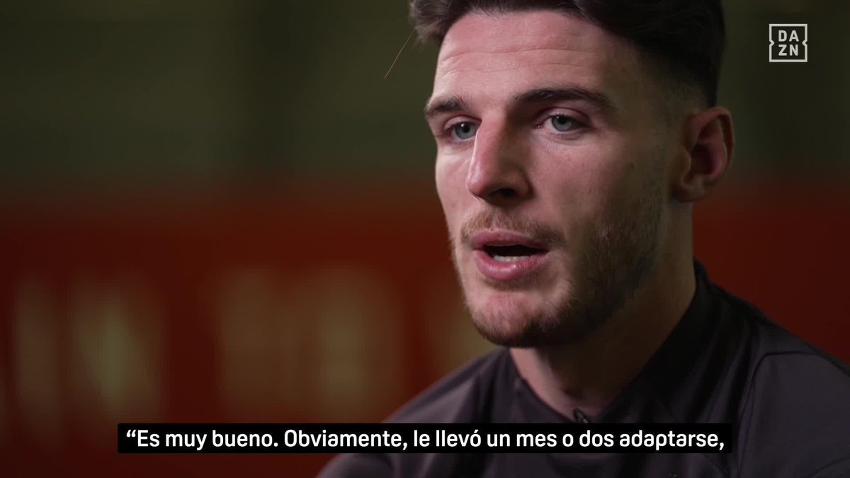 Declan Rice en DAZN sobre Mikel Merino. 🏴󠁧󠁢󠁥󠁮󠁧󠁿🤝🇪🇸