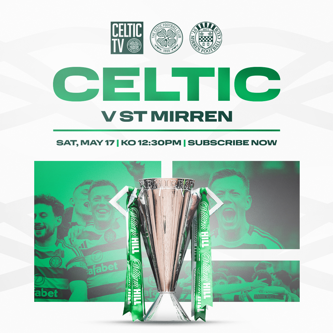 📺🏆 Watch Trophy Day LIVE on #CelticTV, available exclusively to subscribers outside the UK & Ireland! 🕑 Live coverage begins at 12pm CPT tomorrow! 🌍 Don’t miss a moment of the action - subscribe now: #CELSTM | Celtic Football Club | #TrophyDay🏆🍀