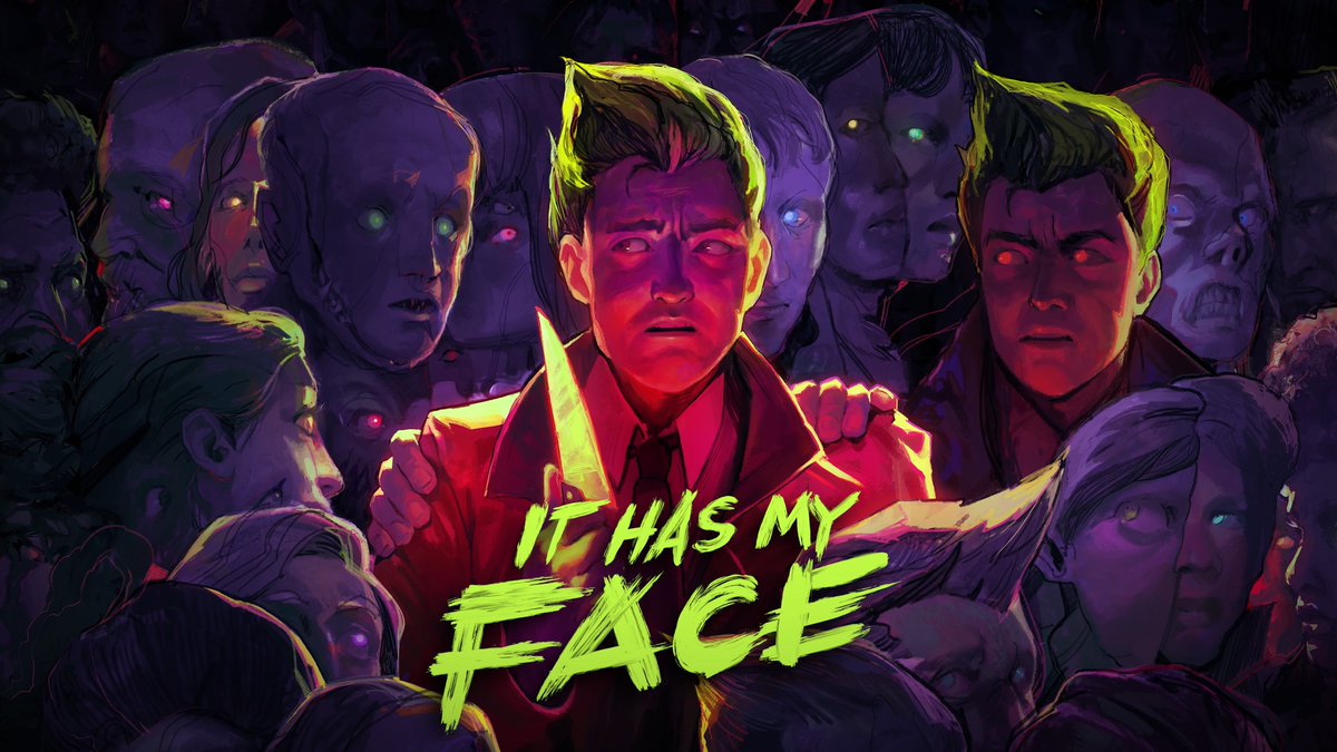 Good news: You have a twin. Bad news: They’re trying to kill you. 👀 Check out the It Has My Face's Announcement Trailer here, and wishlist the game if you haven't done it already! #gamedev #indiegames #horrorgaming #indiedev