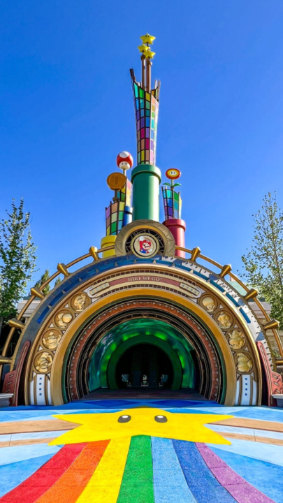 Let's-a go! Enjoy this view of SUPER NINTENDO WORLD only at Universal Epic Universe, opening May 22, 2025.