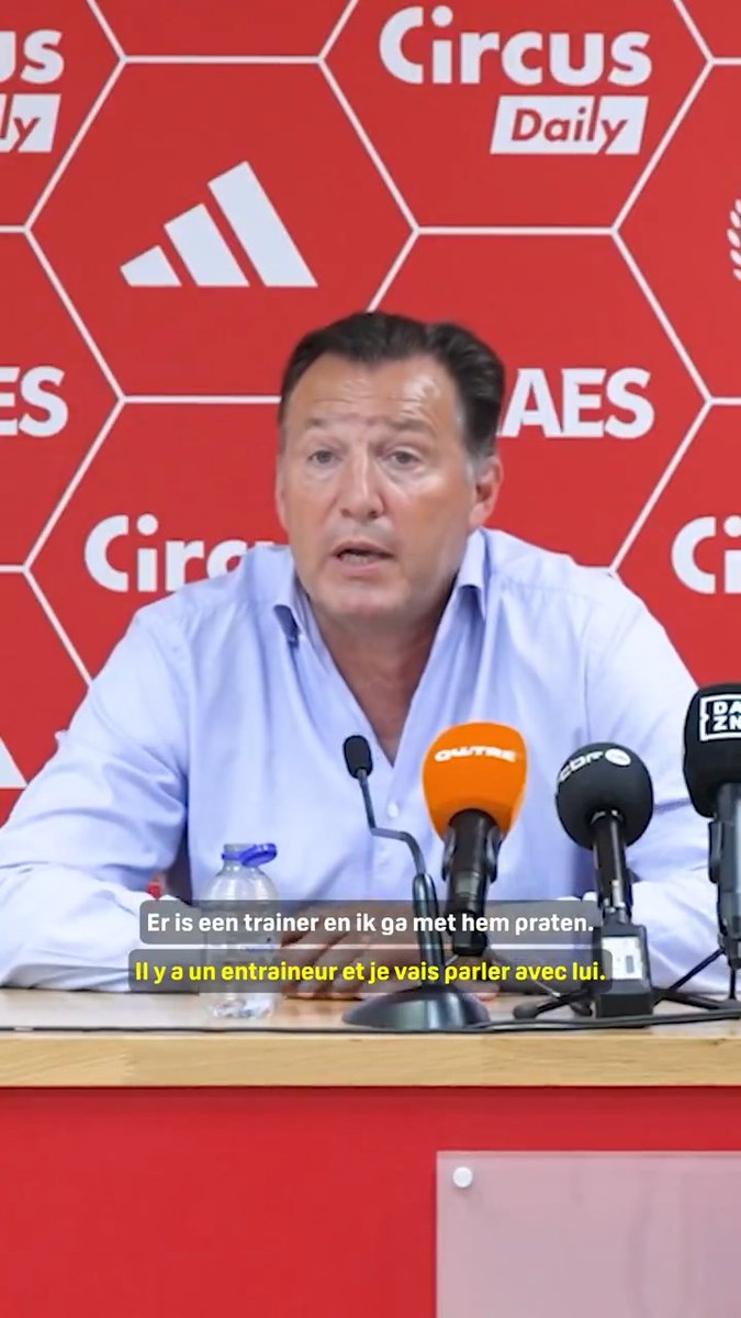 🗞️ | Marc Wilmots répond aux rumeurs sur une arrivée de Karel Geraerts au Standard de Liège. 🗣️🔴