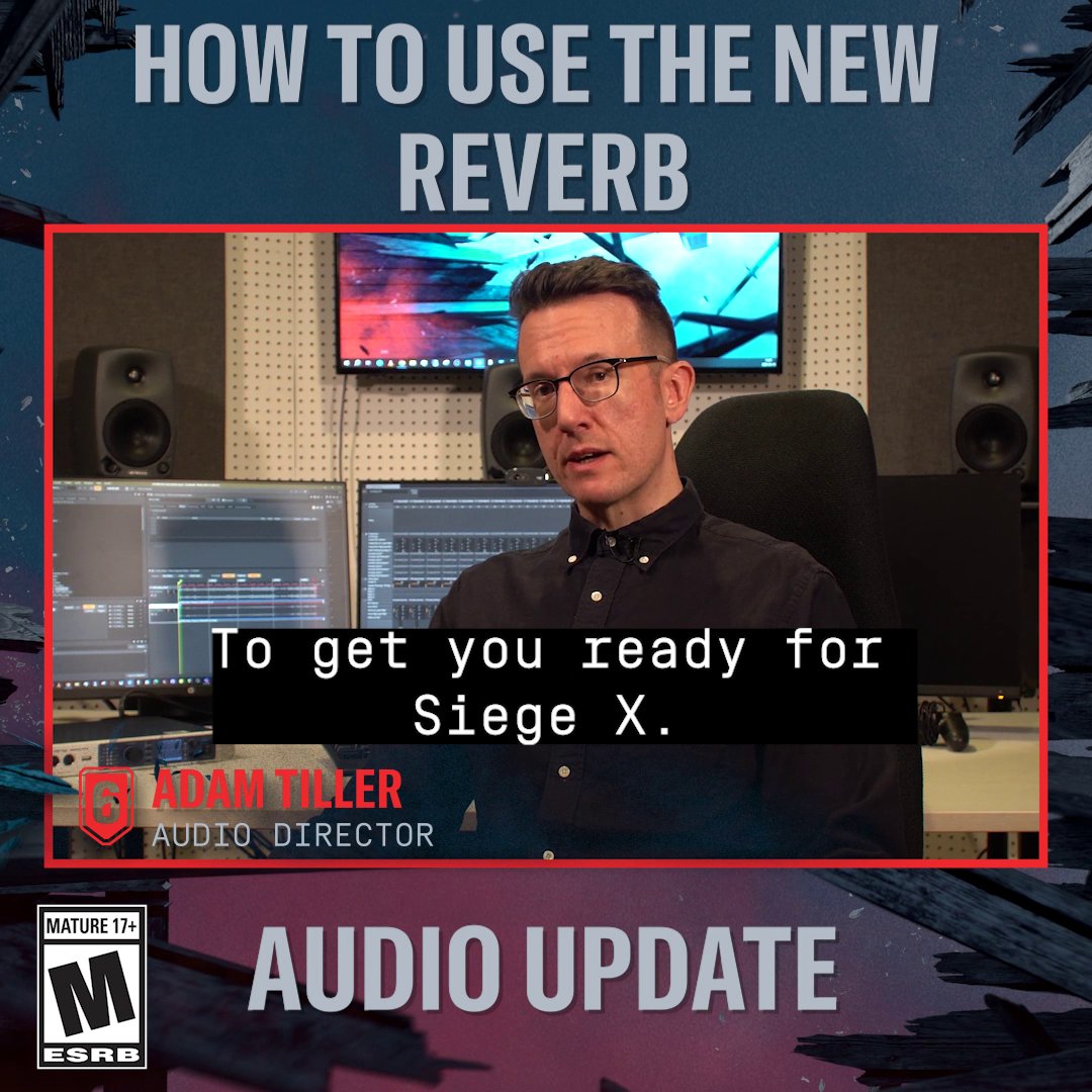 🔊 Sound behaves differently in Siege X. 🎚️ Audio director Adam Tiller is here to walk you through using the new reverb to your advantage.