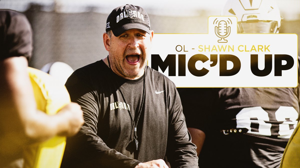 Set the tone up front 😤😤 OL Coach Shawn Clark Mic'd Up 🎙️