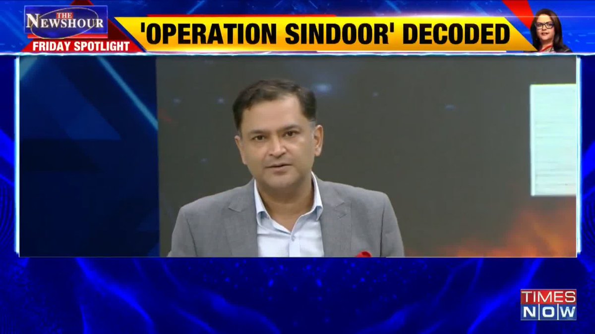 '#OperationSindoor' Decoded You were at the cusp of capturing Lahore (in 1971); why did you stop?: Abhijit Iyer-Mitra asks @cmo_hocalwire We can't merge it (Pak) with India and create more problems: @cmo_hocalwire responds. @TheNewshour | @NavikaKumar