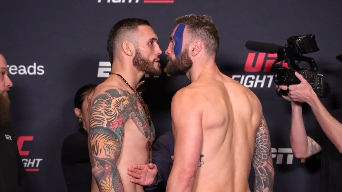 Intense from Big Bearjew 👀 #UFCVegas106 🏴󠁧󠁢󠁳󠁣󠁴󠁿 Paul Craig vs @TratorUFC 🇧🇷