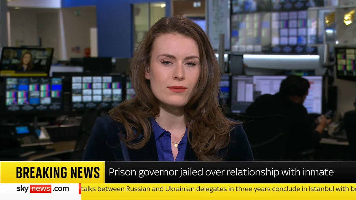 BREAKING: Ex-prison governor Kerri Pegg has been jailed for nine years over her relationship with an inmate. Sky's Amelia Harper has the latest. 📺 Sky 501, Virgin 602, Freeview 233 and YouTube