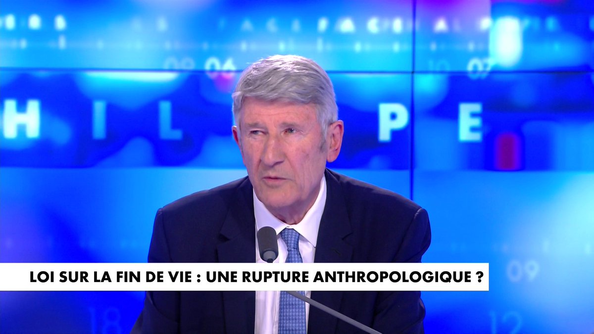 Philippe de Villiers concernant la loi sur la fin de vie : «Toute société qui relativise l'acte de tuer est une société tribale», dans #FaceaPhilippeDeVilliers