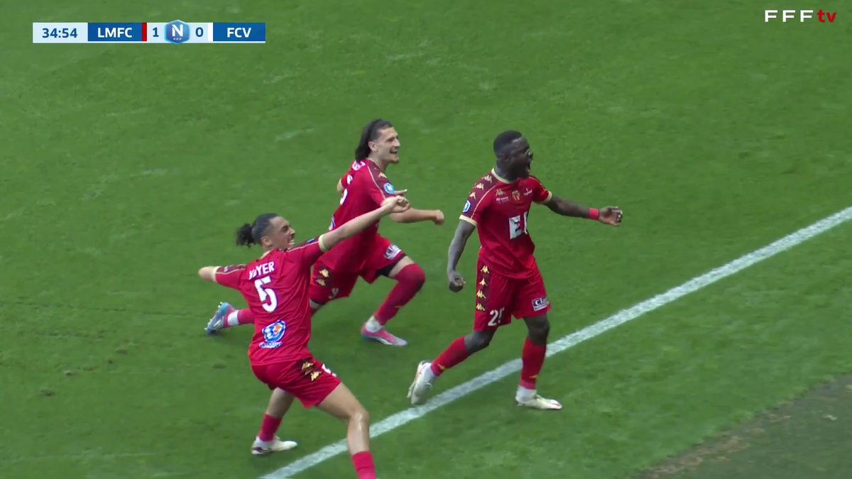 Dame Gueye ouvre la voie vers la Ligue 2 pour LE MANS FC ! 1-0 Suivez le match en direct sur #NationalFFF #FFFTV