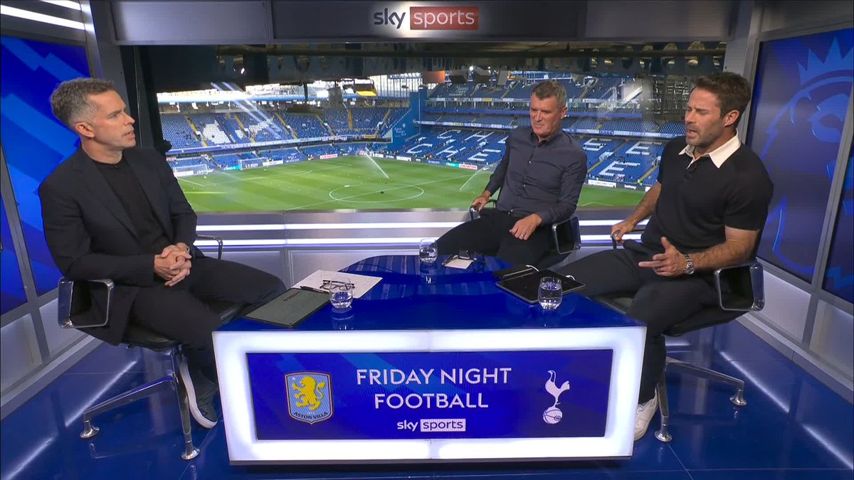 "You can't take any chances tonight" 👀 Jamie Redknapp and Roy Keane give their thoughts on Spurs' squad to face Aston Villa 🗣️