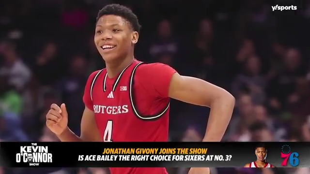 “I think [Ace Bailey is] most likely to bust of the top five guys.” 😳 Kevin O'Connor and Jonathan Givony (Jonathan Givony) debate if Bailey is the right choice for Philly with the No. 3 pick. (via The Kevin O’Connor Show)