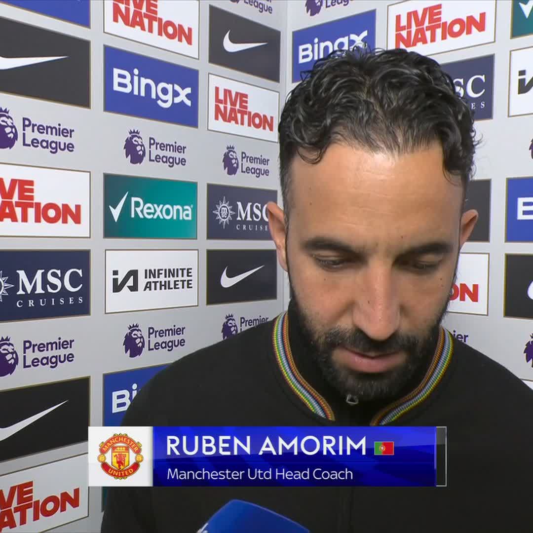 "I need to understand my team to prepare the final in a better way." Ruben Amorim explains his Man Utd team selection to face Chelsea 👥