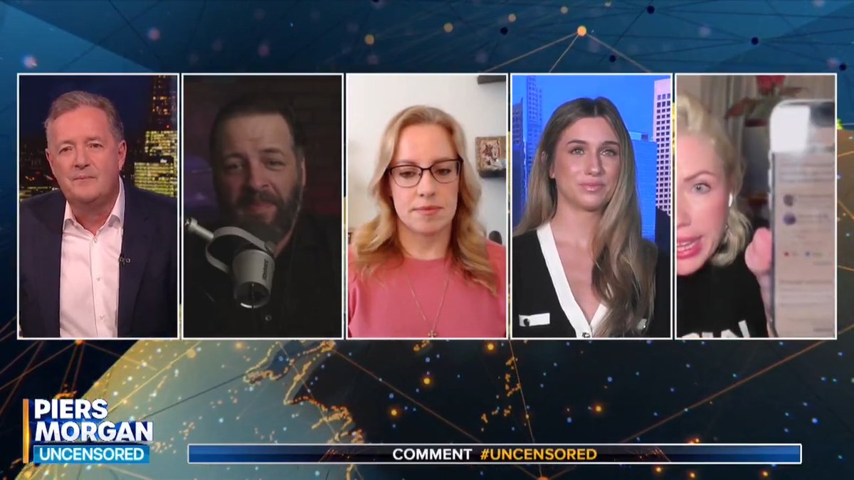 "We've all said terrible things... Piers, you've said terrible things on Twitter!" Clementine Ford - who once tweeted that coronavirus 'wasn't killing men fast enough' - tries to find something worse Piers Morgan has posted. 📺 Piers Morgan