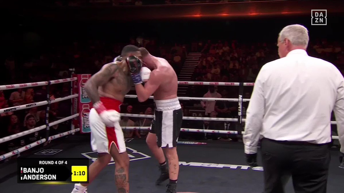 Jordan Banjo gets the stoppage win over Wil Anderson 😤 #XSeries21 | Live NOW on DAZN
