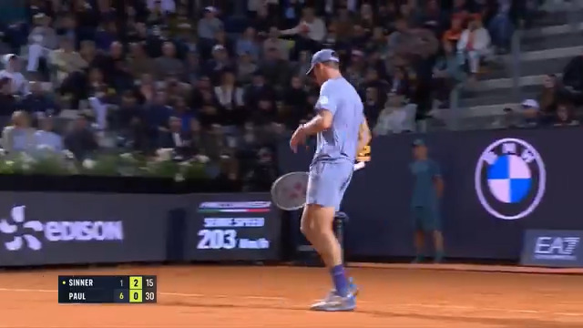 Immense ball-striking from Tommy Paul 🔨 So, so good from the American. Internazionali BNL d'Italia | #IBI25