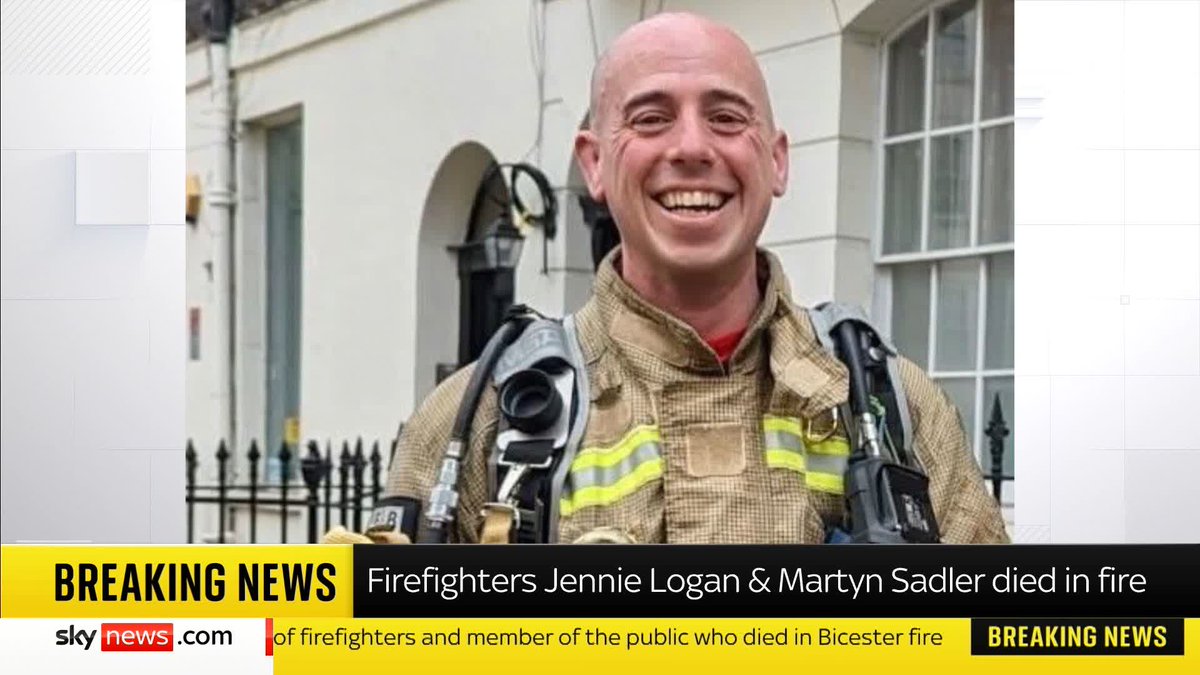 BREAKING: The two firefighters, and the member of the public who died at a former RAF base in Bicester have been named by the police. Sky's Amelia Harper has the latest. Read more on this story 🔗 📺 Sky 501, Virgin 602, Freeview 233 and YouTube