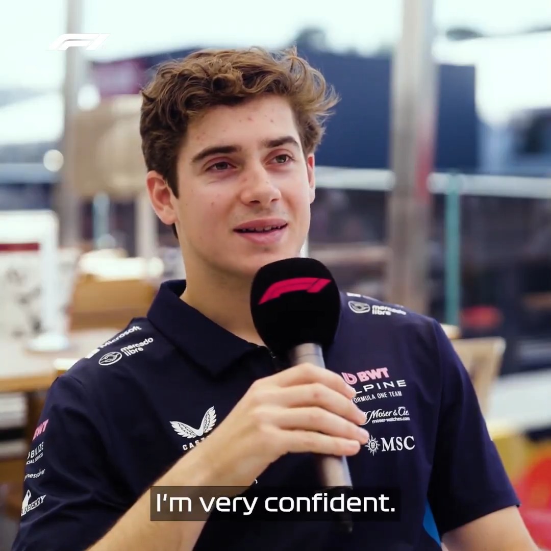 Franco Colapinto is raring to go and feeling "very confident" 💪 #F1 #ImolaGP BWT Alpine Formula One Team