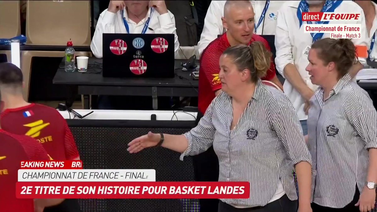 🏀 Le match a été sérieux, la victoire, elle, est magnifique ! Beaucoup d’émotion sur le parquet ce soir… les Landaises sont championnes de France de basket féminin après leur victoire face à Tarbes 🏆🇫🇷