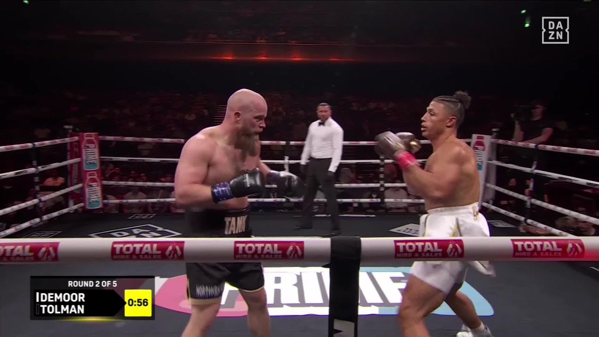 DOWN GOES TANK TOLMAN!!! 🤯 #XSeries21 | Live NOW on DAZN