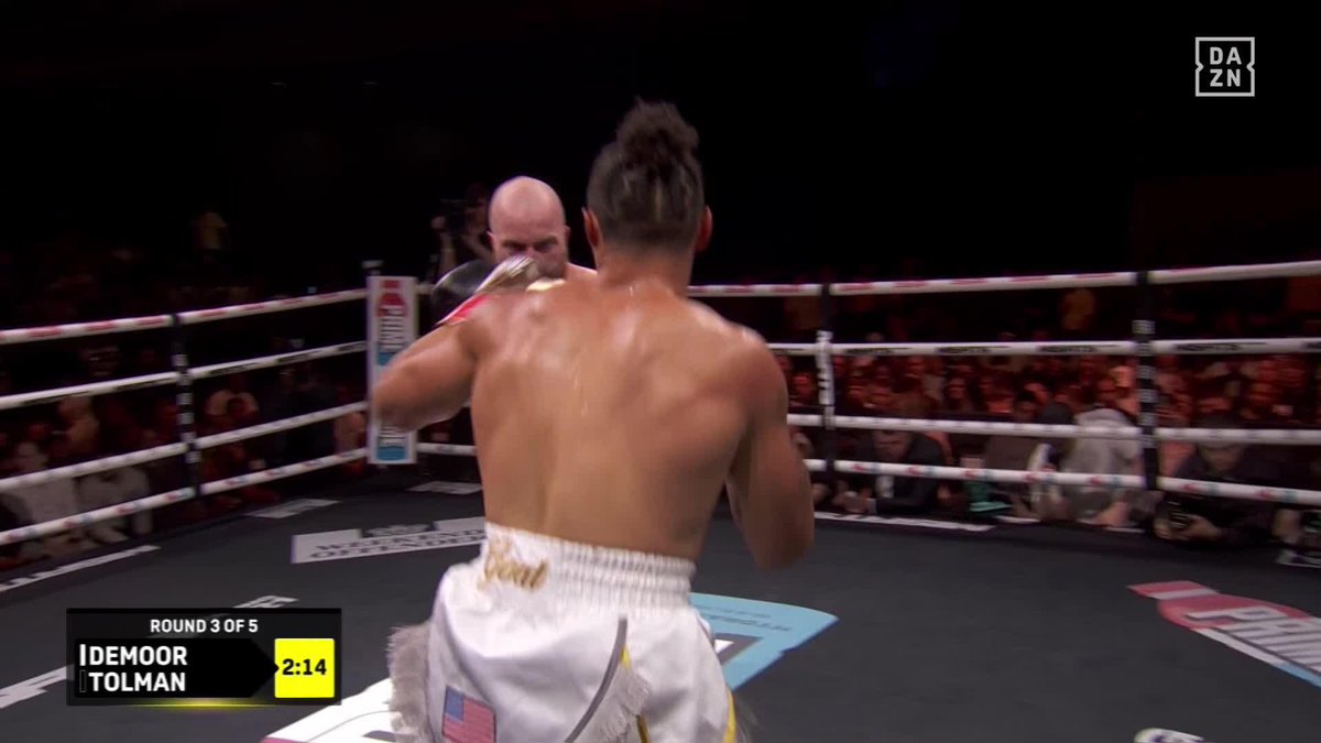 .Chase DeMoor KNOCKS DOWN Tank Tolman again and it's OVER‼️ #XSeries21 | Live NOW on DAZN
