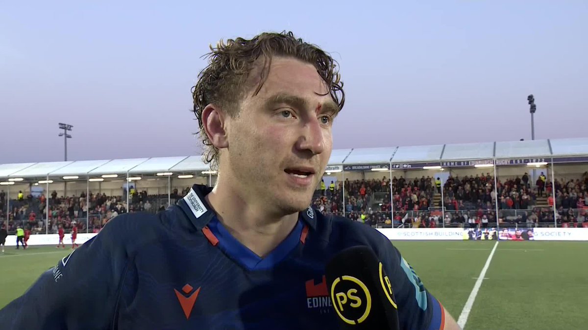 Jamie Ritchie gives his thoughts after playing his last home game for Edinburgh Rugby 🏰 "Quite emotional, but I'm glad we got the win and I can enjoy it with all my best mates." 🗣️