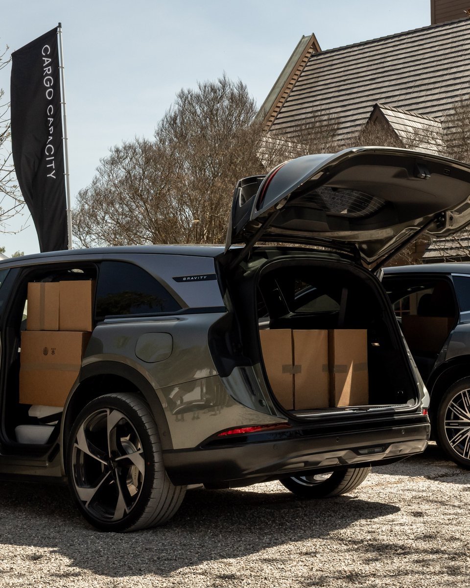 Game on. Watch how much can you fit in the Lucid Gravity vs. the other guy. Spoiler: It's not even close. ​ Learn more about how we maximize space in Lucid Gravity: