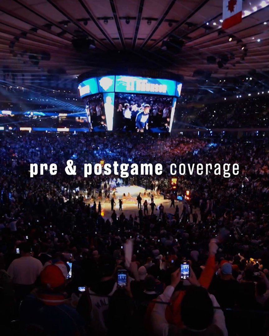 The NEW YORK KNICKS return to MSG tonight and look to close out the series 😤 🏀 KNICKS ON MSG Celtics vs. Knicks, Game 6 Pregame coverage starts at 7:30pm on MSG Networks