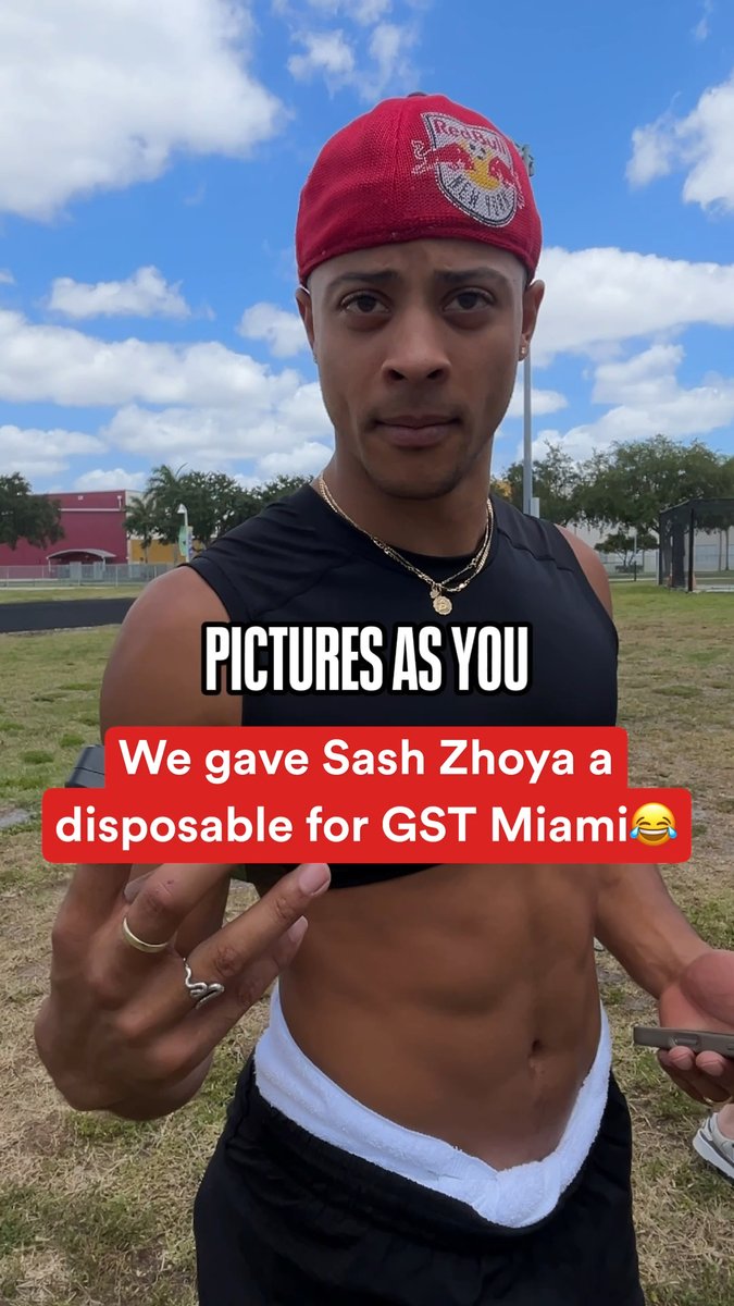 We gave Sasha a disposable and he didn’t disappoint😂😂