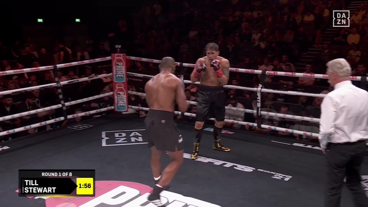 Darren Till DROPS Darren Stewart in round one!!! 😱 #XSeries21 | Live NOW on DAZN