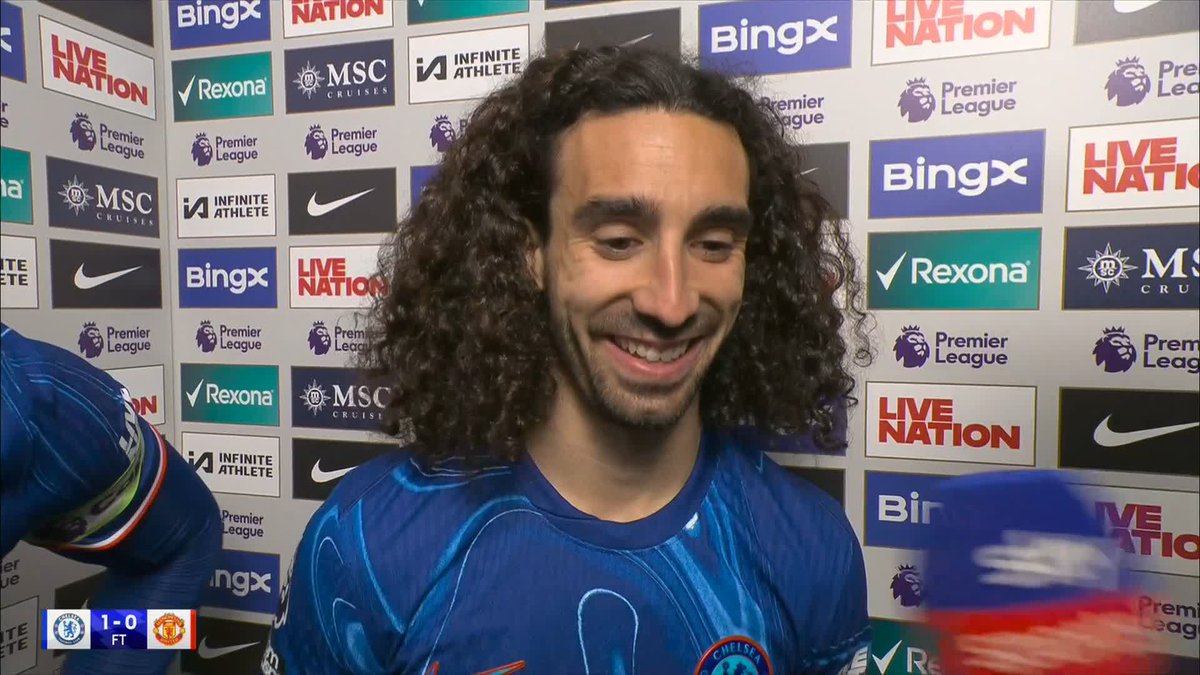 "Thank you to my friend" 😅 Marc Cucurella 🤝 Reece James
