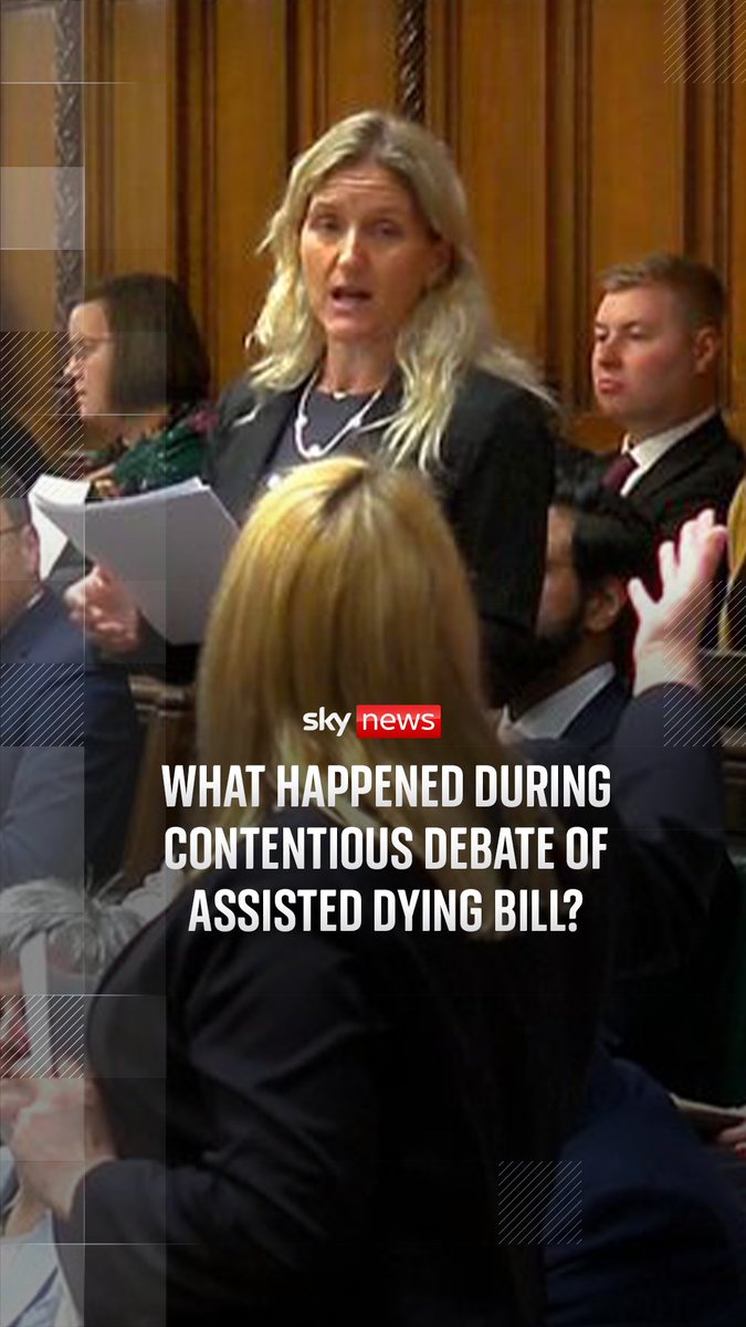 What happened during contentious debate of Assisted Dying bill? Terminally ill journalist Dame Esther Rantzen was branded "disrespectful" and "insulting" by MPs during the debate.