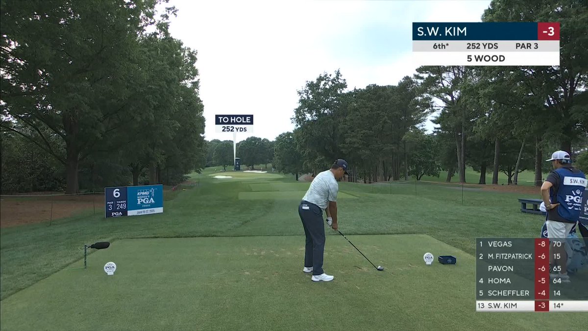 A 252-YARD HOLE IN ONE FROM SI WOO KIM!!! 🚨😲