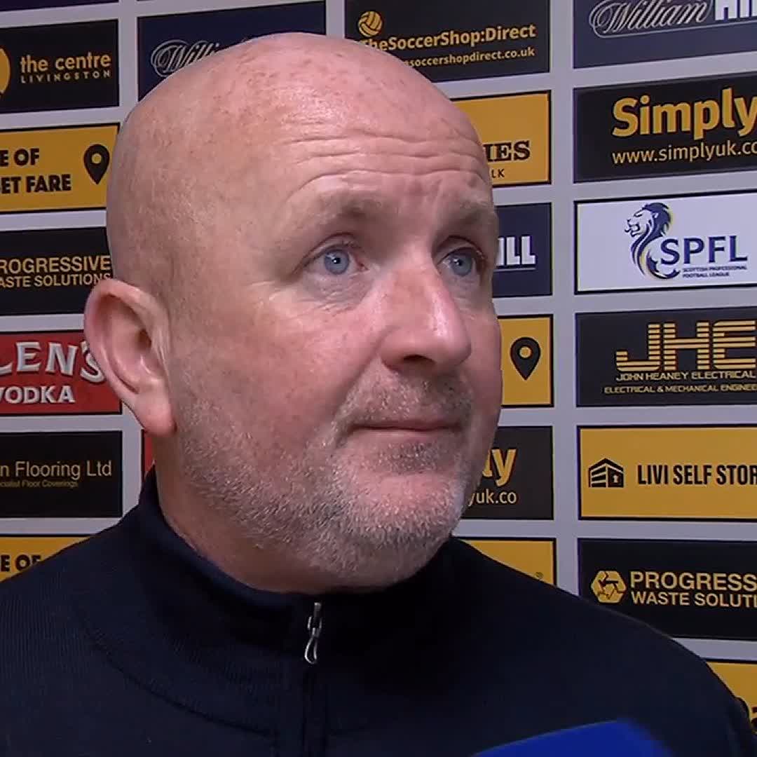 🗣️ "All the pressure is on the Premiership opponent..." 🗣️ "I'm just delighted the club is in safe hands now." Livingston boss David Martindale on reaching the Premiership play-off final after victory over Partick Thistle, plus the future of the club after today's takeover ⤵️