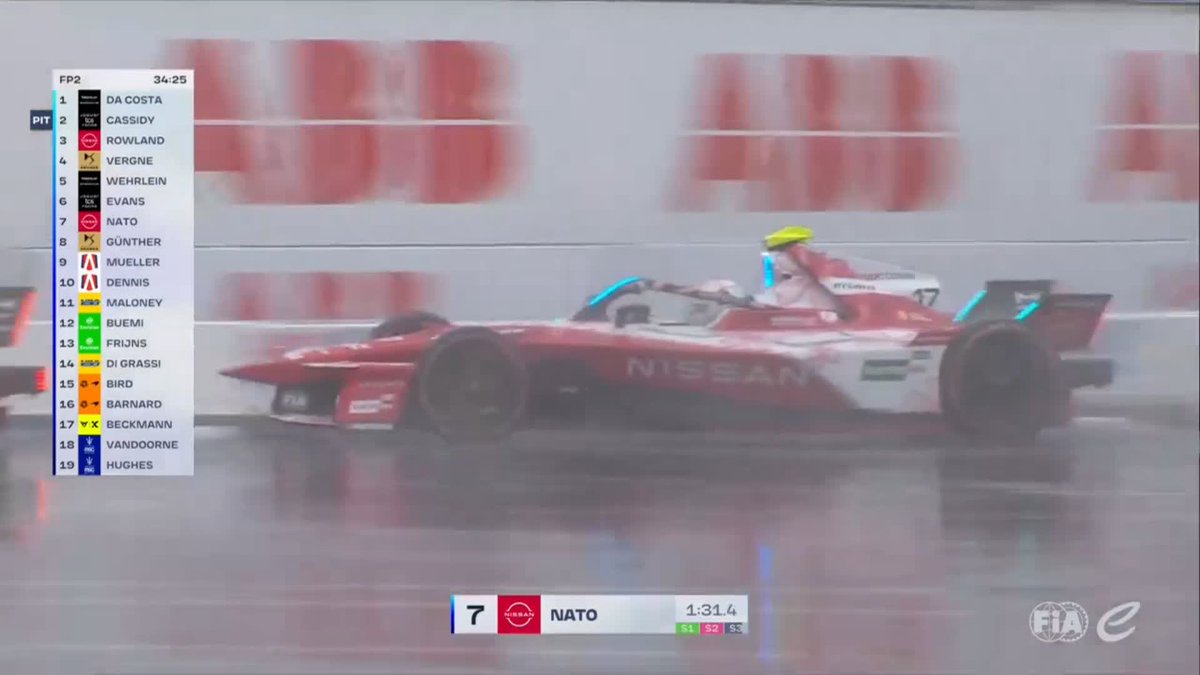 FP2☔ ニッサン勢 好調👍 ホーム大会で勝利なるか！？ FP2 YouTube無料配信中！ FIA #フォーミュラE 世界選手権 2024/25 第8、9戦 東京🗼🇯🇵 FP、予選、決勝全部LIVE配信！ #TokyoEPrix