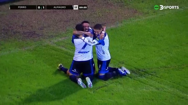 El gol de Almagro ante Ferro, a los 40 SEGUNDOS DE PARTIDO. Real. ⏳👀