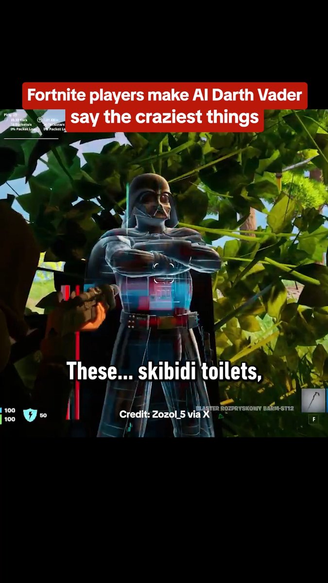 Fortnite launched an AI-powered Darth Vader modeled after the voice of James Earl Jones and it's going as well as you might expect: