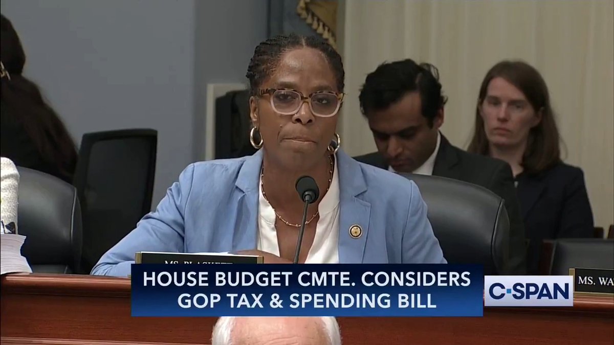 Rep. Rep. Stacey Plaskett: “If you want to take away all those things from the neediest, take away some shit from the rich as well.” 🔥🔥