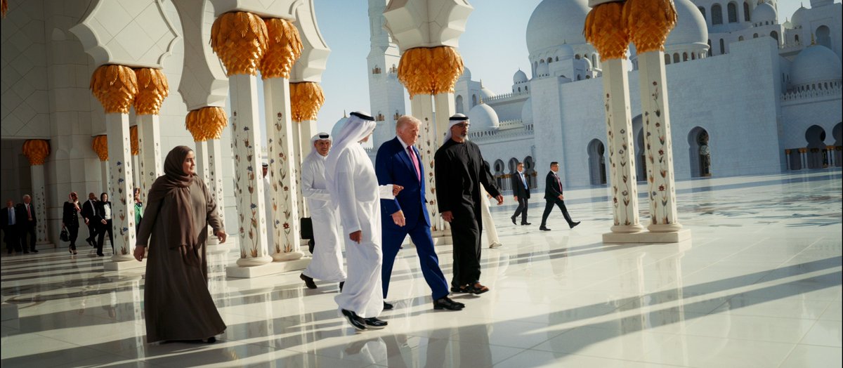 "We now have...over $10 trillion of investment. When I add the $1.4 trillion, we easily break that number. That's your biggest investment... We also agreed to create a path for UAE to buy some of the world's most advanced AI semiconductors from American companies..." –POTUS 🇺🇸🇦🇪