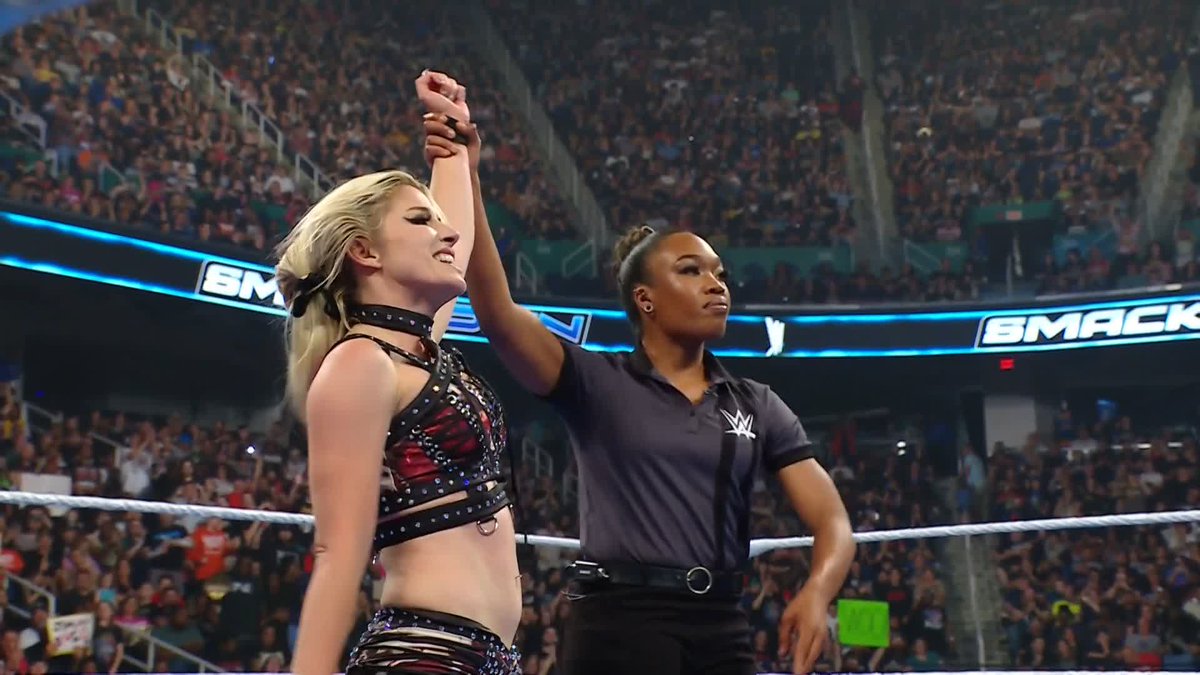 Congrats, Alexa Bliss! 👏 Lexi (Kaufman) Cabrera is the first qualifier for the 2025 Women's #MITB Ladder Match! 🪜