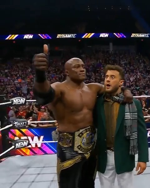 THREE THUMBS UP! 👍👍👍 Maxwell Jacob Friedman™️ earned his spot in The Hurt Syndicate (MVP, @FightBobby + Shelton J. Benjamin)! Relive #AEWDynamite on @SportsOnMAX!