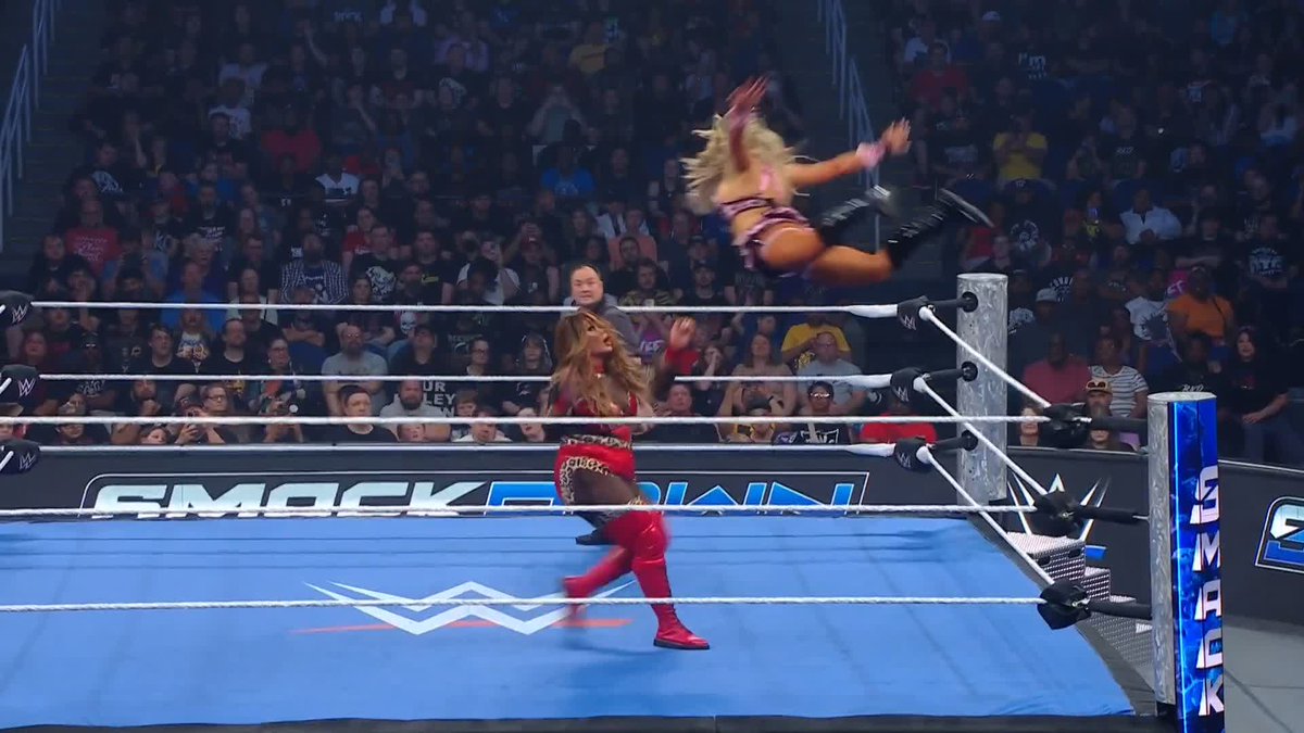.Tiffany Stratton is doing whatever it takes! 🔥 #SmackDown