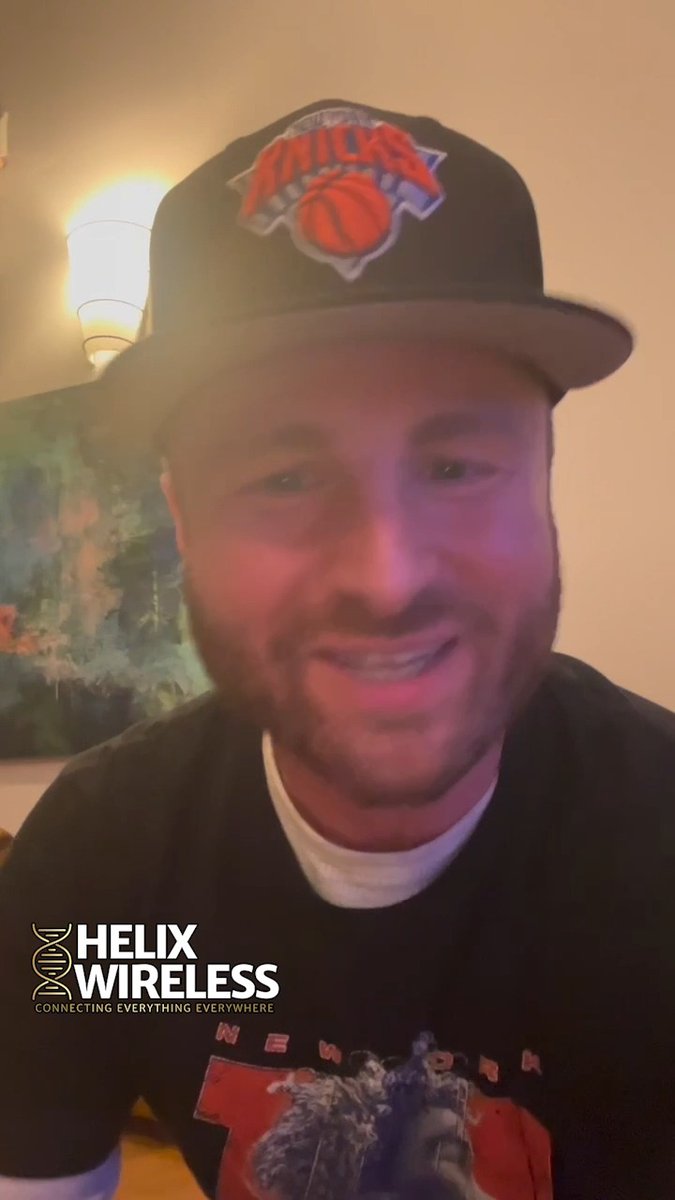 Knicks in 6, Tommy Lugauer predicted it and here he is reacting to the Knicks clinching win.