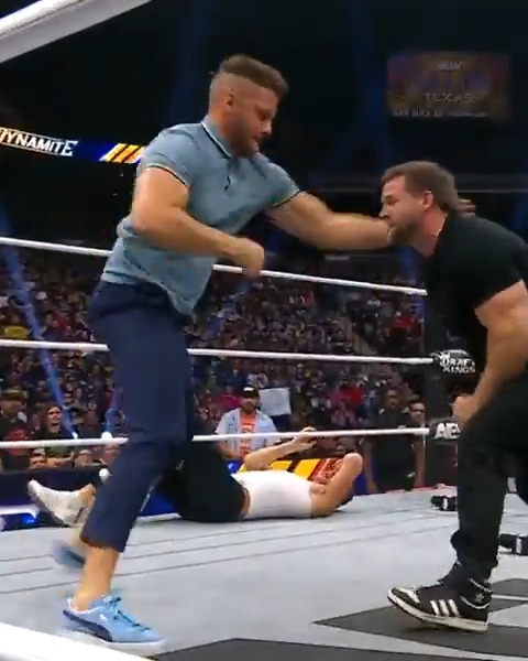 FTR (Daniel “Cash” Wheeler + !) have been taking out everyone that's in their way, and they keep goading Nigel Mcguinness back into the ring! Relive #AEWDynamite on MAX!
