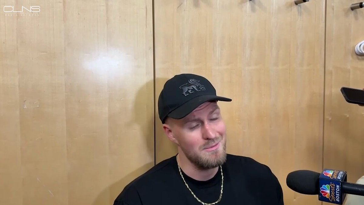 Kristaps Porzingis on if he knows the illness he’s been dealing with: “I’m not sure… even right now, I played 11 minutes and I’m gassed. I could just lay down right here and take a little nap, easy.”